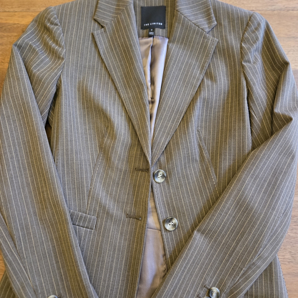 The Limited Brown Sport Coat Tailored Fit & Size 4 Cassidy Fit Pants